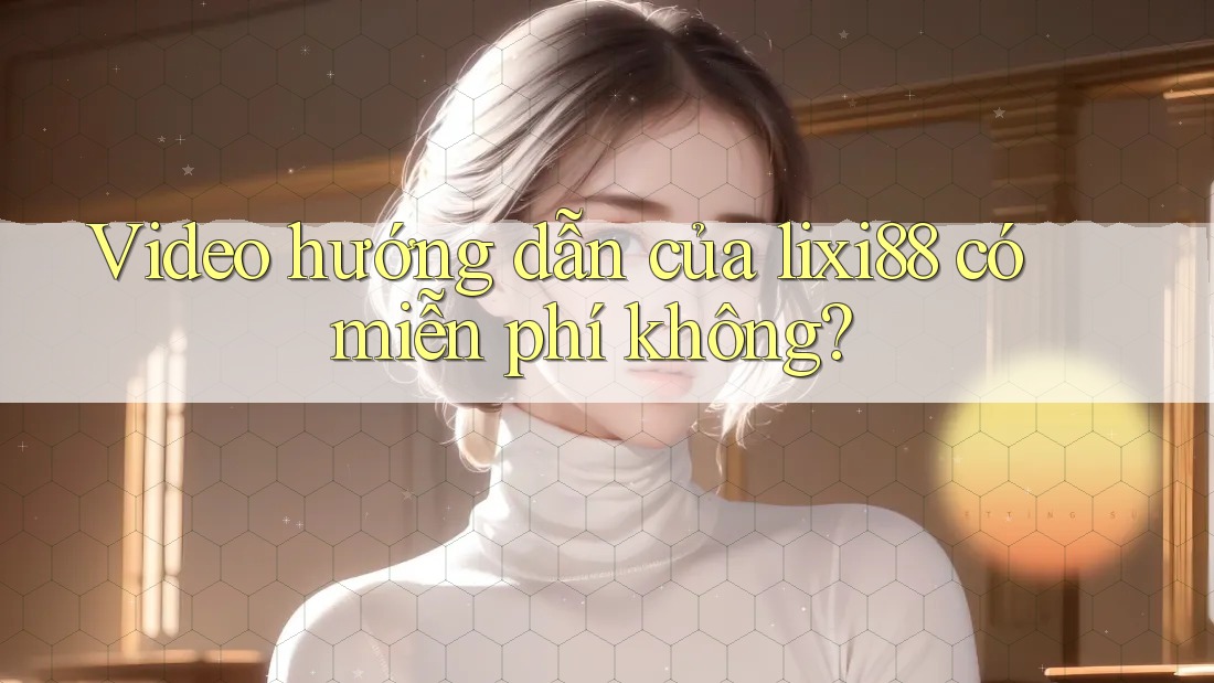 Video hướng dẫn của lixi88 có miễn phí không? Video hướng dẫn của lixi88 có miễn phí không?